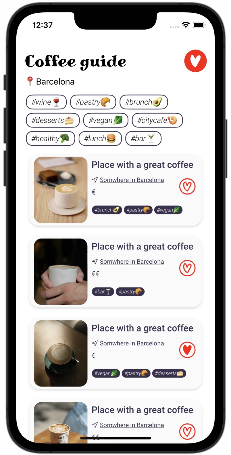 Barcelona Coffee App